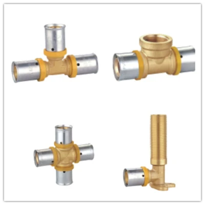 Pex Crimp-on Fittings Copper Pipe Adapter Brazing Tail-Female