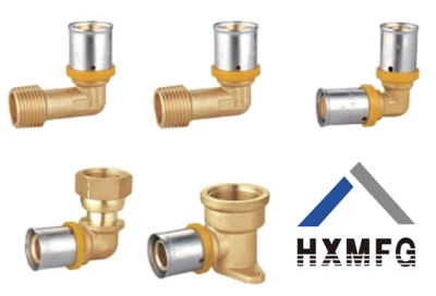 Pex Crimp-on Fittings Copper Pipe Adapter Brazing Tail-Female