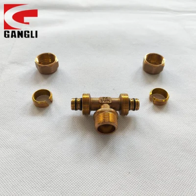 Brass Male Threaded Compression Fittings for Pex / Al-Plastic Pipes