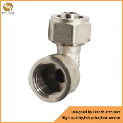 Fully Plated Compression Tube Elbow Type Push Fit Union Pipe Fittings
