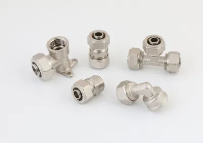 OEM Factory Direct Ninety Degrees Brass Female Coupling Pex Aluminum Pex Fitting Brass Compression Fittng