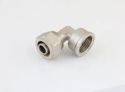 OEM Factory Direct Ninety Degrees Brass Female Coupling Pex Aluminum Pex Fitting Brass Compression Fittng