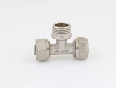  OEM Factory Direct Ninety Degrees Brass Male Tee Pex Aluminum Pex Fitting Brass Compression Fittng