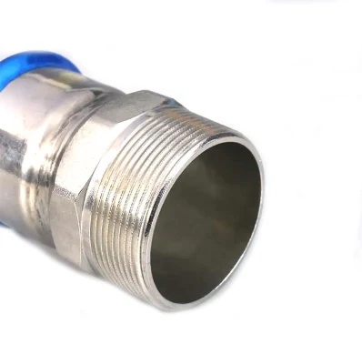 Stainless External Thread Coupling Steel Equal Press Fit Fittings Pipe Carbon Steel