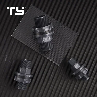 Tank Connector Male Union PVC Sch80 Plastic Pipe Compression Fittings Certificate