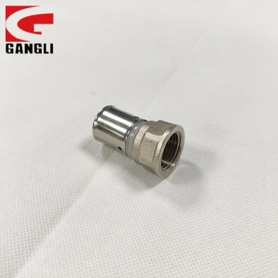 Press Fittings Crimping Pipe Fittings for Pex Pipe and Multilayer Pipe Male Straight