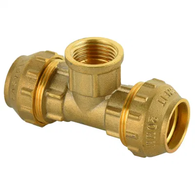 Male Coupling Brass Pipe Connector Compression Copper Pipe