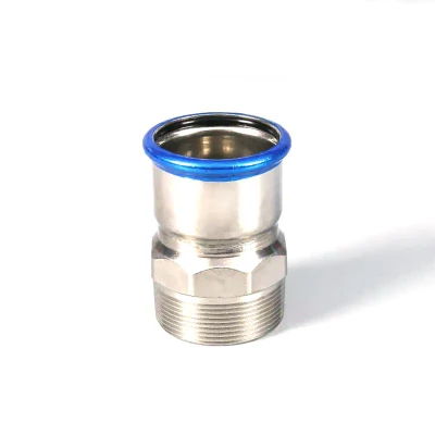 Stainless External Thread Coupling Steel Equal Press Fit Fittings Pipe Carbon Steel