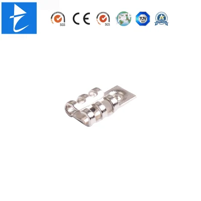 Stainess Steel Open Barrel Ring Naked Cable Lug Wire Crimp Connector Round Circle Stamping Terminal