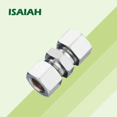 Pneumatic All Copper Connector Male-Thread L-Type Elbow Push-in Air Tube Compression Fittings