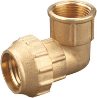 Hexagon Head Connector Reducing Compression Straight Coupling for Pipes with Brass Ring