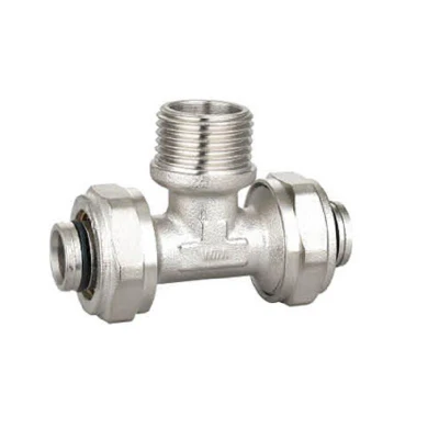 Equal Tee Brass Compression Fitting for Pex Al Pex Fitting Female Thread