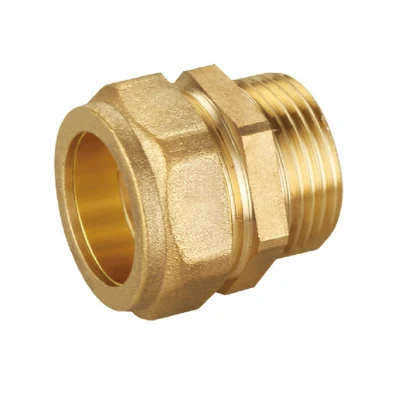 Brass Forged Male Female Thread Reduce Compression Coupling Stright Union
