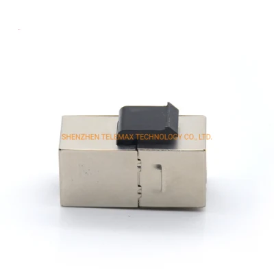 Shielded F/STP CAT6 Inline Modular Coupler with Keystone Latch for Panel Connection