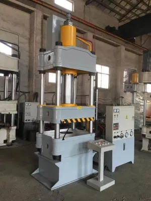 100 Ton 4 Post Four Column Deep Drawing Hydraulic Press Machine