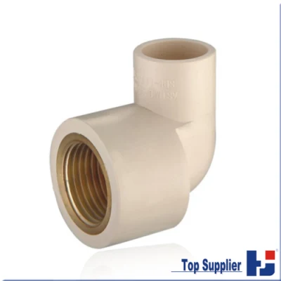  China Supplier ASTM D2846 Standard Water Supply Plumbing Fittings CPVC 90deg Female Elbow Copper Thread CPVC Pipe Fittings
