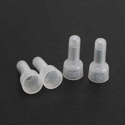 Transparent Wire Cap CE2 Copper Tube Connection Wire Connector CQC UL Certified Nylon PA66 Brass Pipe Closed End Terminal