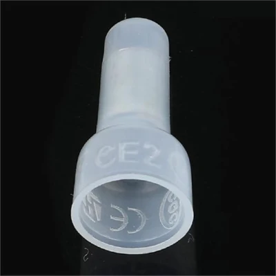 Transparent Wire Cap CE2 Copper Tube Connection Wire Connector CQC UL Certified Nylon PA66 Brass Pipe Closed End Terminal