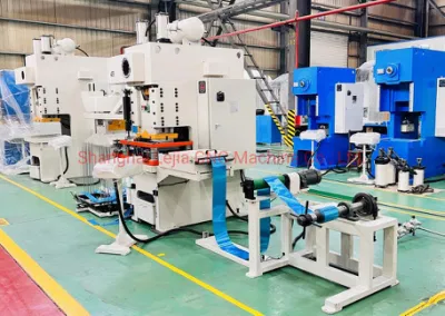Jl 21-45b Hydraulic Cold Stamping Press (with numerical control) for The Manufacture of Lamellae of Copper Aluminum Heat Exchangers.