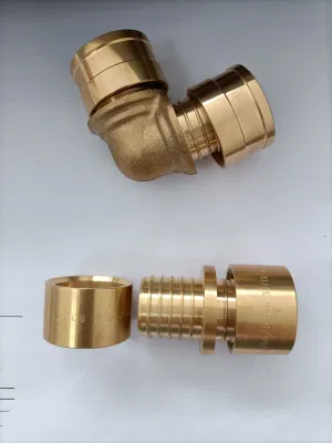 Wholesales Slide Sleeve Socket Pex Al Pex Pipe Adapter Brass Pex Fittings Straight Hose Barb Reducing Brass Sliding Fitting