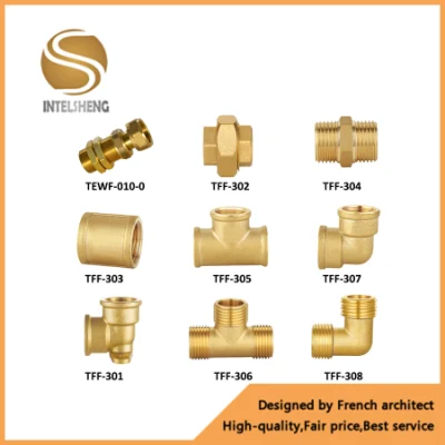  1/2&prime; &prime; Forged Brass Compression Adaptors