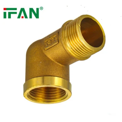 Ifan Factory Price Customized Male Threaded Pex Brass Plumbing Fittings 1/2&quot;-1&quot; Brass Fittings