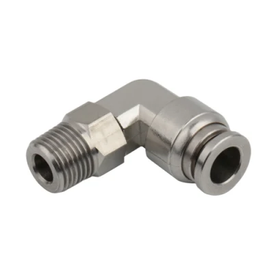 Male Type Food Grade Sspl8-NPT3/8&prime;&prime; 316 Stainless Steel Pneumatic Press Tube Fittings