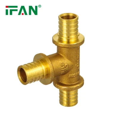 Ifan Factory Sales Plumbing Forged Pex Sliding Fittings Tee Pex Fittings