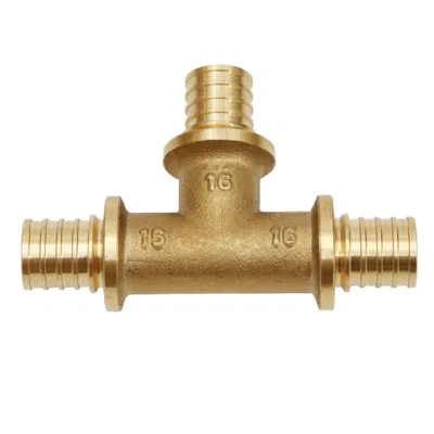 Best Quality Plumbing Pex Crimp Fitting Brass Reducing Tee Tube Coupling Sliding Pex Fittings
