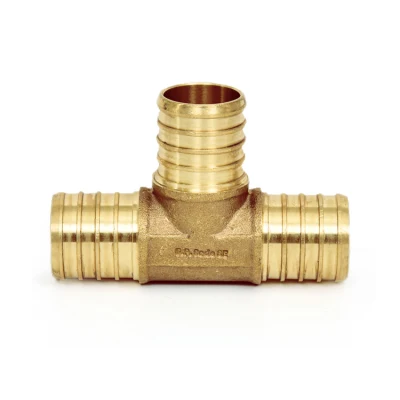 Olde Lead Free Brass Barb Crimp Pipe F1807 Pex Tee Fitting