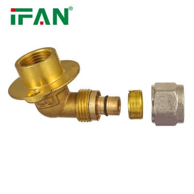 Ifan Good Quality Professional Pex Al Pex Fitting Thread Brass Expansion Fitting
