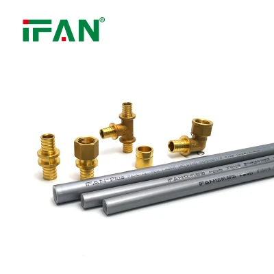 Ifan Good Quality Professional Pex Al Pex Fitting Thread Brass Expansion Fitting
