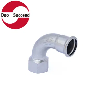 Wholesale Cheap Anti-Corrosion 90 Degrees Internal Thread Elbow Single Press Fit Fittings Stainless Steel 304/316