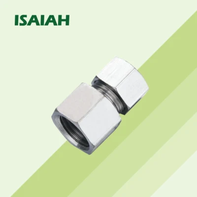 High Qualty Pneumatic All Copper Connector Straight-Through Push-in Air Tube Compression Fittings