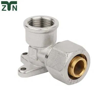 Elbow Aluminium Plastic Pipe Copper Connector Brass Compression Fitting Pex-Al-Pex Pipe