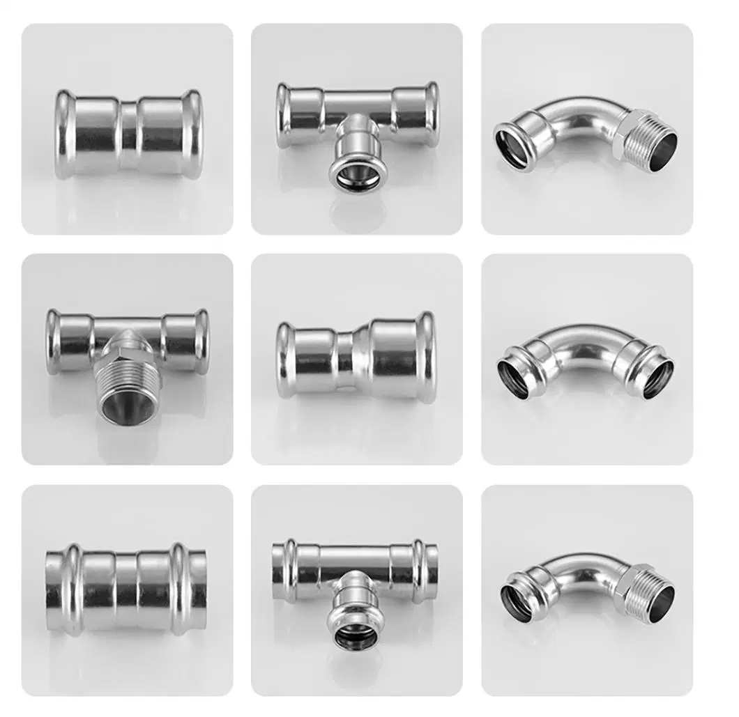 Stainless Steel Anti-Corrosion 90 Degrees Internal Thread Elbow Single Press Fit Fittings Pipe