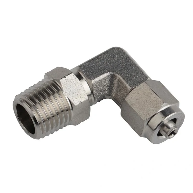 Ssrpl12-BSPT1/2&quot; Pneumatic Stainless Steel Male Elbow Rapid Push on Fittings