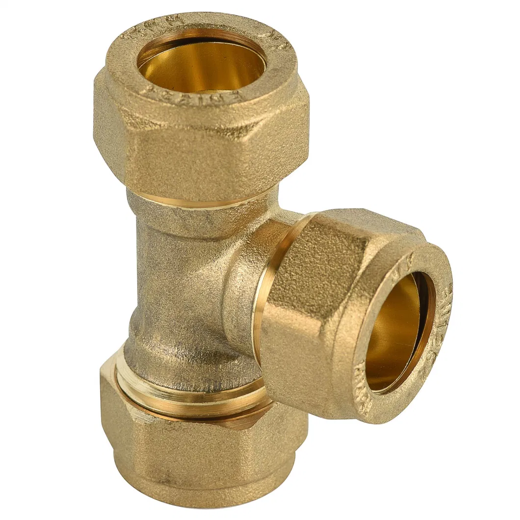 Brass Male Tee for Copper Pipe/Copper Pipe Fitting/Brass Male Tee