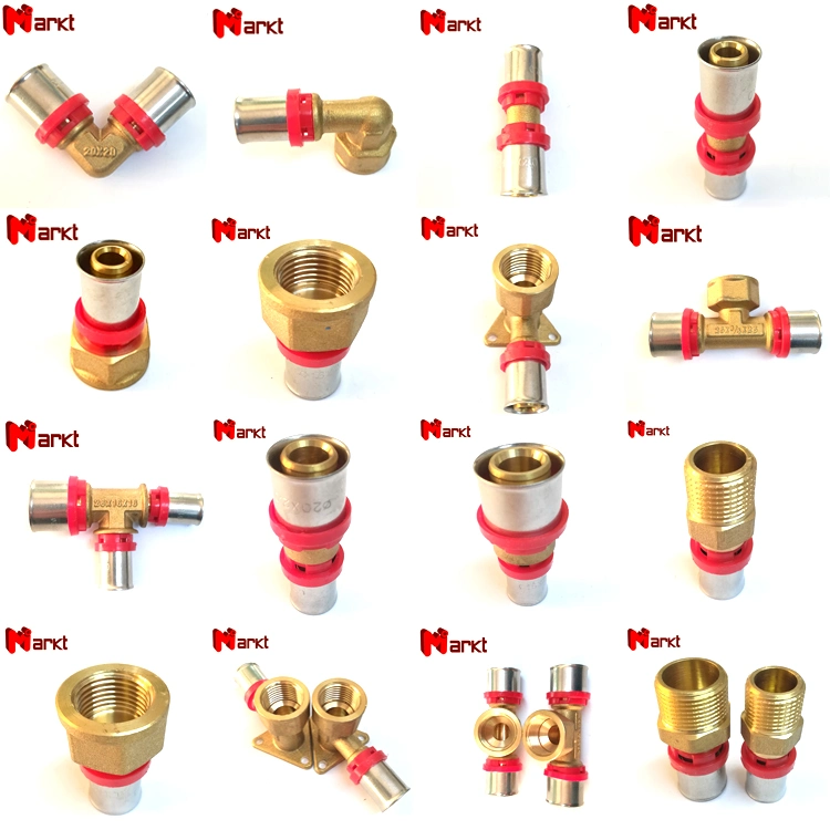 Water and Gas Brass Press Fitting Equal Elbow Fitting