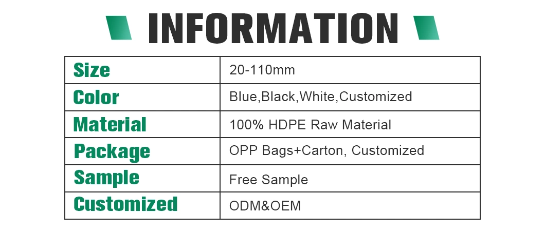 Ifan HDPE Threaded Fittings 20-110mm Full Fittings PP Compression Fitting