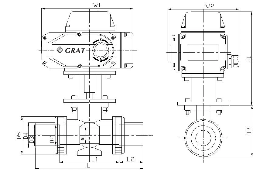 Anti-Corrosion Dn25 AC220V 2 Way Automatic Operated Electric Water Control Valve