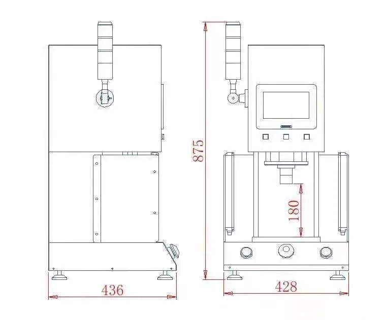 1 Ton 2 Ton 3 Ton Servo Electric Press for Press Fit Bicycle Seatpost