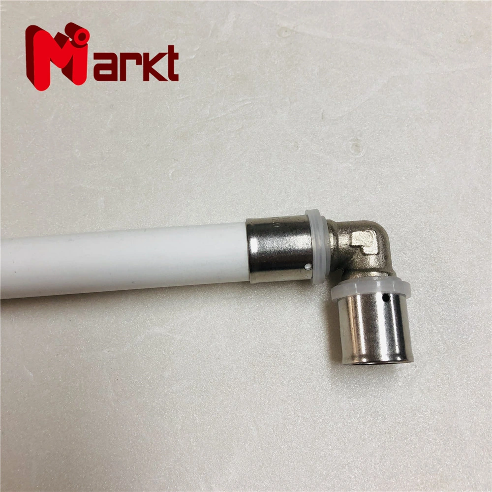 90 Degree Elbow Fast Connect Brass Nickel Plated Press Fitting