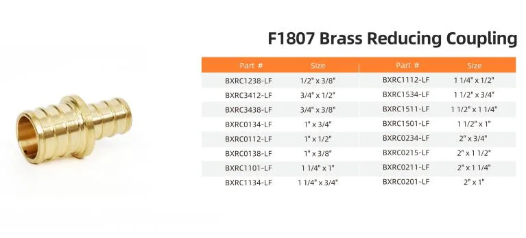 Brass Adapter Elbow Copper Fitting for Pex-a/Pex-B