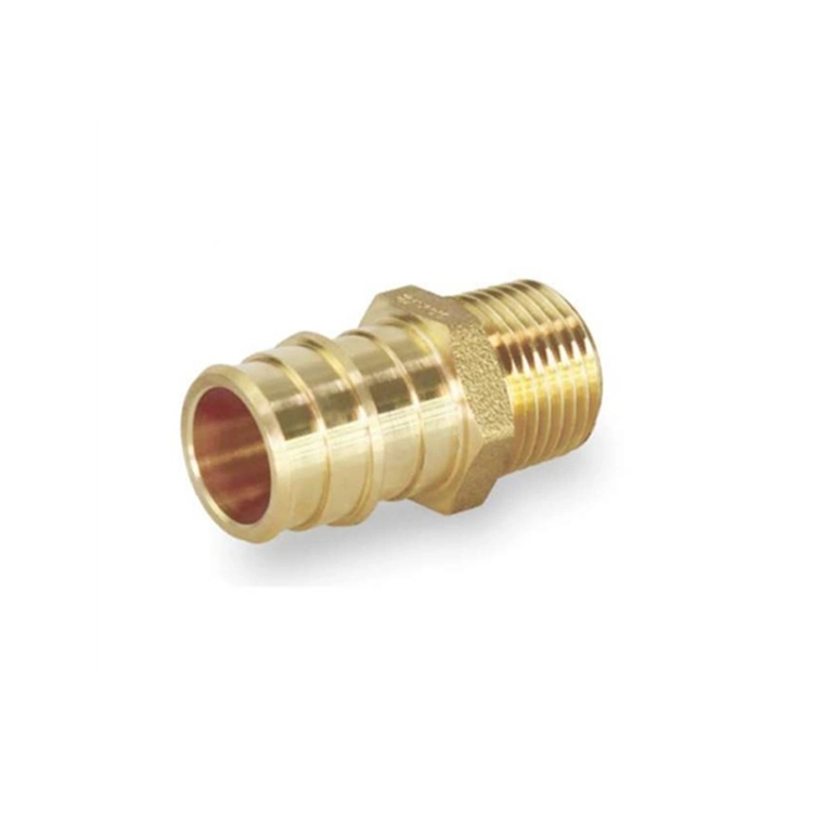 Customized Threaded Brass Pex Pipe Fitting Brass Expansion Q&E Fitting Plumbing Fitting for Pex-a Pipe Connection