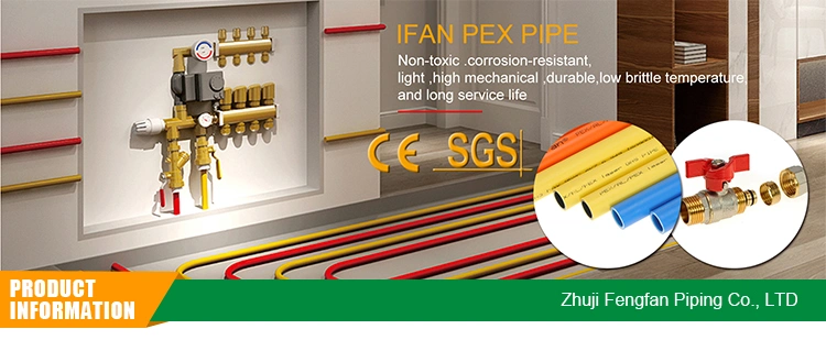 Ifan Full Range Brass Equal Compression Press Fitting Tee for Pex Fitting