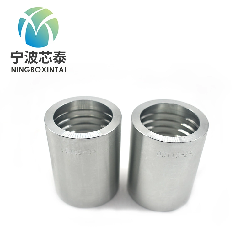 Hot Sale Crimp Ferrule High Quality Stainless Steel Pipe Hose and Fittings Non-Skive Sleeve ODM