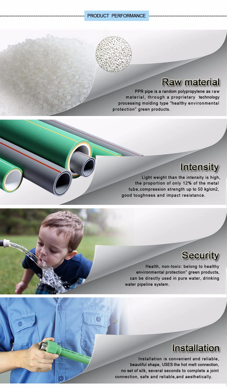 High Quality Plastic PPR Underground Drinking Water Pipe PPR Pipe