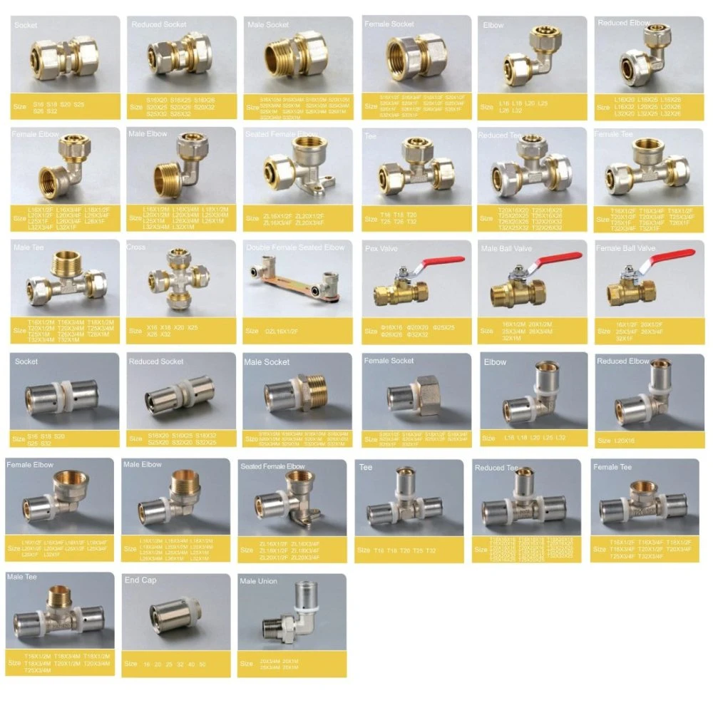 2022 Latest JIS Standard Brass Fittings Reduced Forged Tee Center Internal Thread