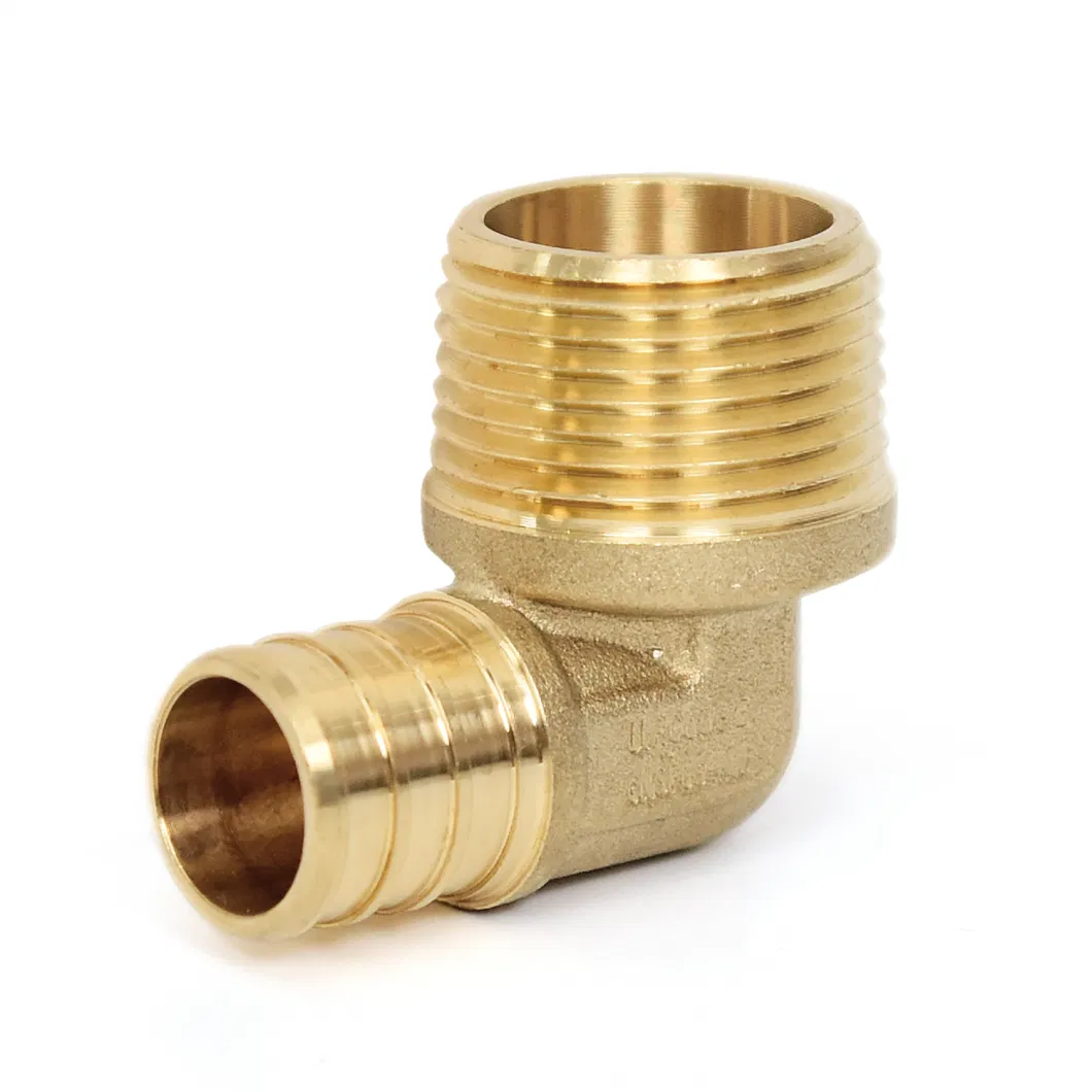 Brass Adapter Elbow Copper Fitting for Pex-a/Pex-B